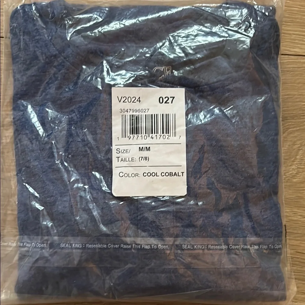 New in Bag Boys Cobalt Blue Henley Long Sleeve